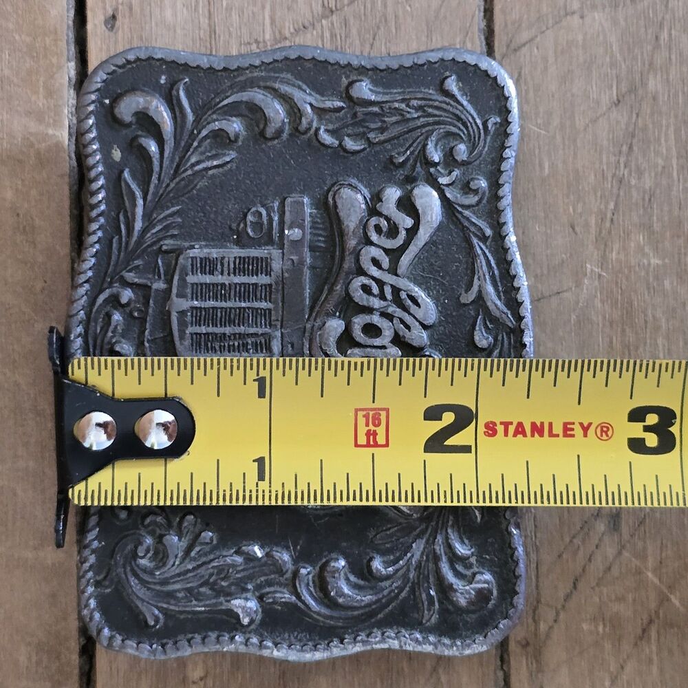Vintage 1977 Kenworth Belt Buckle K. Whopper Trucker Semi Truck Metal - Picture 6 of 6